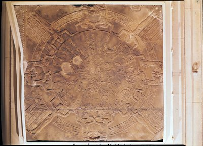 The Zodiac of Dendarah, from the ceiling of a small chapel at the Temple of Hathor at Dendarah by Egyptian Ptolemaic Period